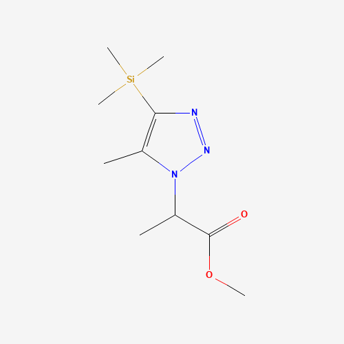 methyl 2-(5-methyl-4-trimethylsilyltriazol-1-yl)propanoate (CAS: 1190392-99-4) - Related Chemical Product