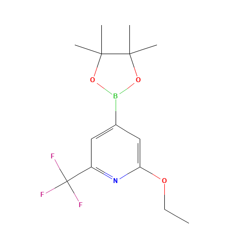 2-ethoxy-4-(4,4,5,5-tetramethyl-1,3,2-dioxaborolan-2-yl)-6-(trifluoromethyl)pyridine (CAS: 1256359-30-4) - Related Chemical Product