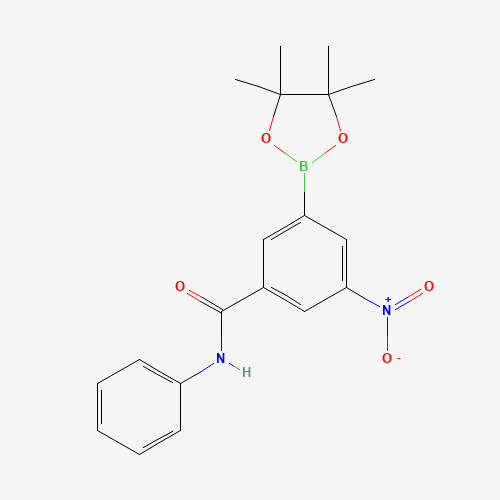 3-nitro-N-phenyl-5-(4,4,5,5-tetramethyl-1,3,2-dioxaborolan-2-yl)benzamide (CAS: 1309980-15-1) - Related Chemical Product