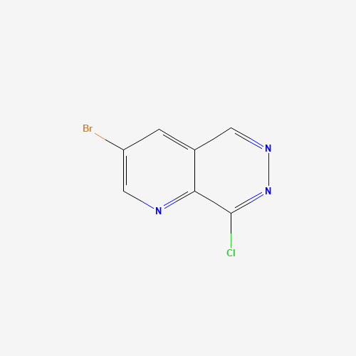 3-bromo-8-chloropyrido[2,3-d]pyridazine (CAS: 794592-14-6) - Chemical Structure and Molecular Formula 