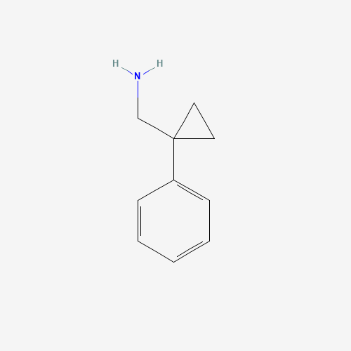 (1-phenylcyclopropyl)methanamine (CAS: 935-42-2) - Chemical Structure and Molecular Formula 