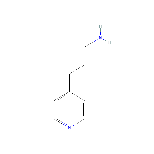 3-pyridin-4-ylpropan-1-amine (CAS: 30532-36-6) - Chemical Structure and Molecular Formula 