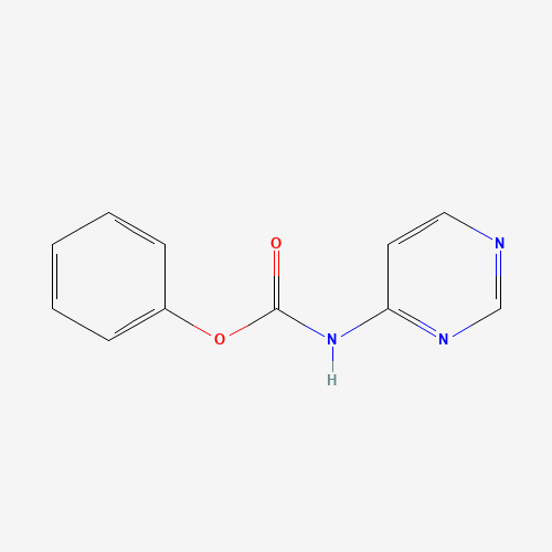 phenyl N-pyrimidin-4-ylcarbamate (CAS: 91093-41-3) - Chemical Structure and Molecular Formula 