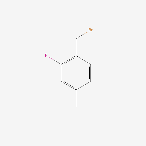 1-(bromomethyl)-2-fluoro-4-methylbenzene (CAS: 118745-63-4) - Chemical Structure and Molecular Formula 