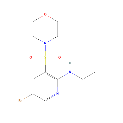 5-bromo-N-ethyl-3-morpholin-4-ylsulfonylpyridin-2-amine (CAS: 1086064-18-7) - Related Chemical Product