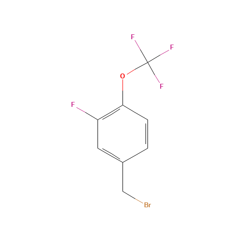4-(bromomethyl)-2-fluoro-1-(trifluoromethoxy)benzene (CAS: 886499-04-3) - Related Chemical Product