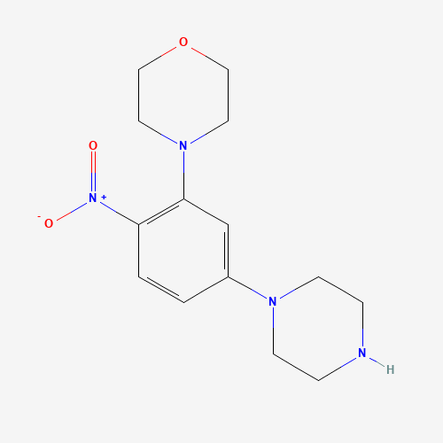 4-(2-nitro-5-piperazin-1-ylphenyl)morpholine (CAS: 332023-13-9) - Related Chemical Product