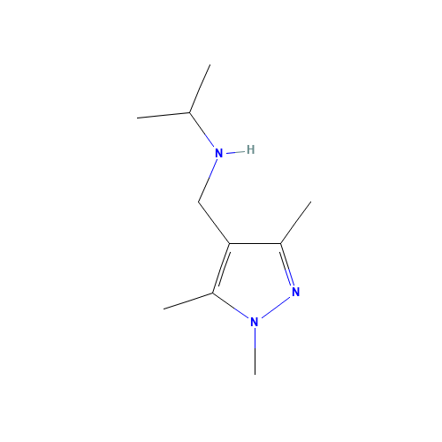 N-[(1,3,5-trimethylpyrazol-4-yl)methyl]propan-2-amine (CAS: 880361-69-3) - Related Chemical Product