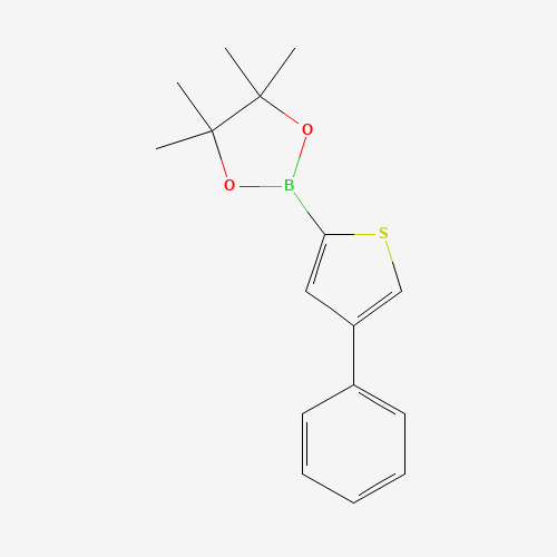 4,4,5,5-tetramethyl-2-(4-phenylthiophen-2-yl)-1,3,2-dioxaborolane (CAS: 960116-25-0) - Related Chemical Product
