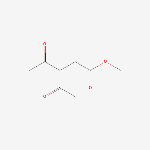 methyl 3-acetyl-4-oxopentanoate (CAS: 39265-95-7) - Chemical Structure and Molecular Formula 