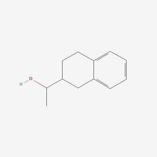 1-(1,2,3,4-tetrahydronaphthalen-2-yl)ethanol (CAS: 81791-45-9) - Chemical Structure and Molecular Formula 
