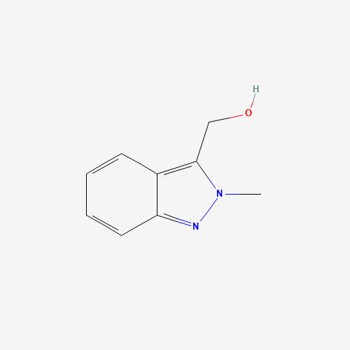 (2-methylindazol-3-yl)methanol (CAS: 58536-48-4) - Chemical Structure and Molecular Formula 