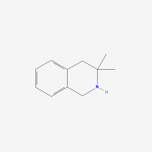 3,3-dimethyl-2,4-dihydro-1H-isoquinoline (CAS: 28459-83-8) - Chemical Structure and Molecular Formula 