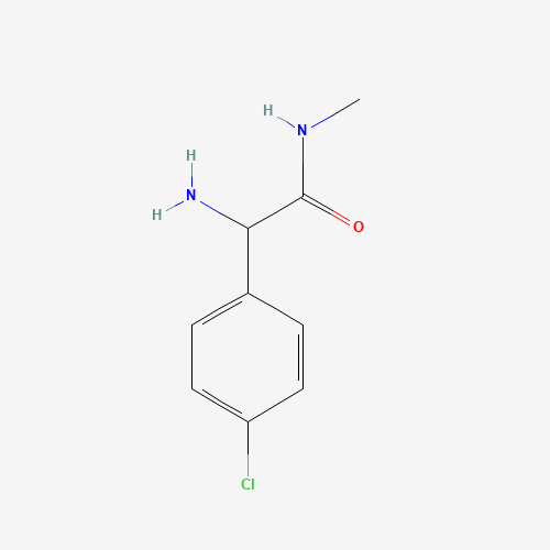 2-amino-2-(4-chlorophenyl)-N-methylacetamide (CAS: 1357398-11-8) - Chemical Structure and Molecular Formula 