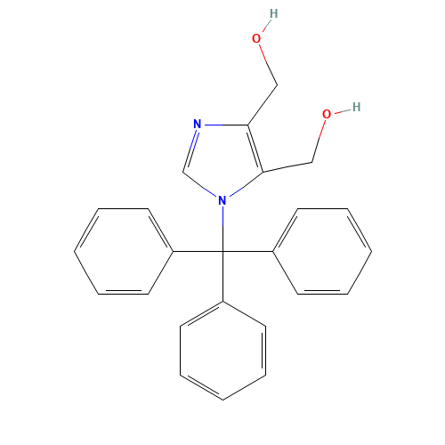 [5-(hydroxymethyl)-1-tritylimidazol-4-yl]methanol (CAS: 77134-74-8) - Related Chemical Product