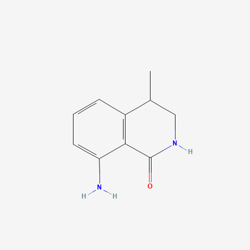 8-amino-4-methyl-3,4-dihydro-2H-isoquinolin-1-one (CAS: 878156-09-3) - Chemical Structure and Molecular Formula 
