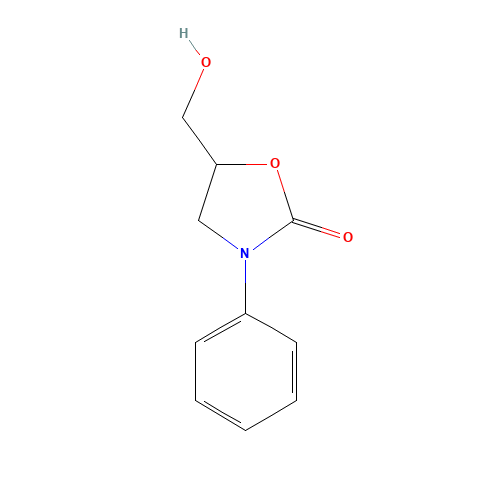 5-(hydroxymethyl)-3-phenyl-1,3-oxazolidin-2-one (CAS: 29218-21-1) - Related Chemical Product
