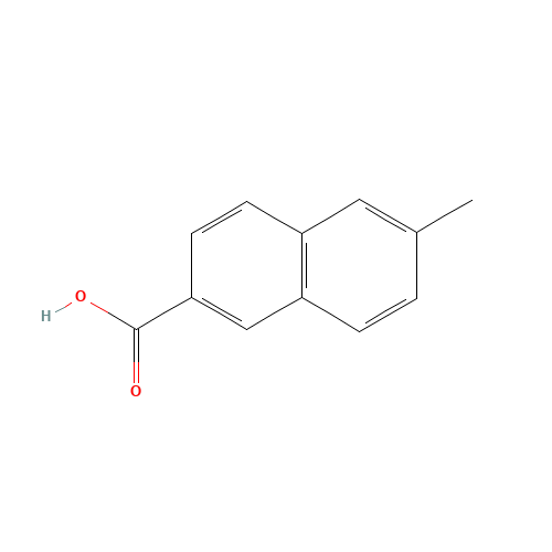 6-methylnaphthalene-2-carboxylic acid (CAS: 5774-08-3) - Chemical Structure and Molecular Formula 