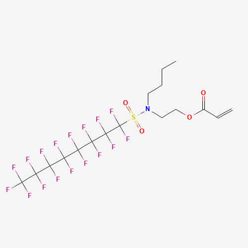 2-[butyl(1,1,2,2,3,3,4,4,5,5,6,6,7,7,8,8,8-heptadecafluorooctylsulfonyl)amino]ethyl prop-2-enoate (CAS: 383-07-3) - Related Chemical Product