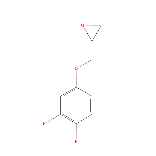 2-[(3,4-difluorophenoxy)methyl]oxirane (CAS: 170876-51-4) - Related Chemical Product
