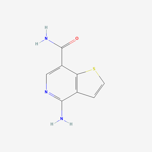 4-aminothieno[3,2-c]pyridine-7-carboxamide (CAS: 55040-50-1) - Chemical Structure and Molecular Formula 