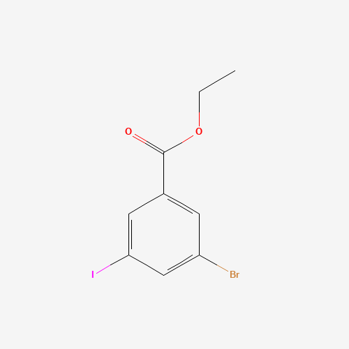 ethyl 3-bromo-5-iodobenzoate (CAS: 186772-44-1) - Chemical Structure and Molecular Formula 