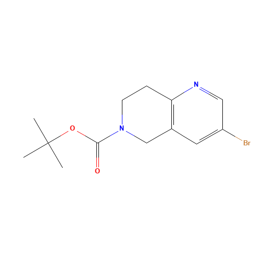 tert-butyl 3-bromo-7,8-dihydro-5H-1,6-naphthyridine-6-carboxylate (CAS: 1184950-48-8) - Related Chemical Product