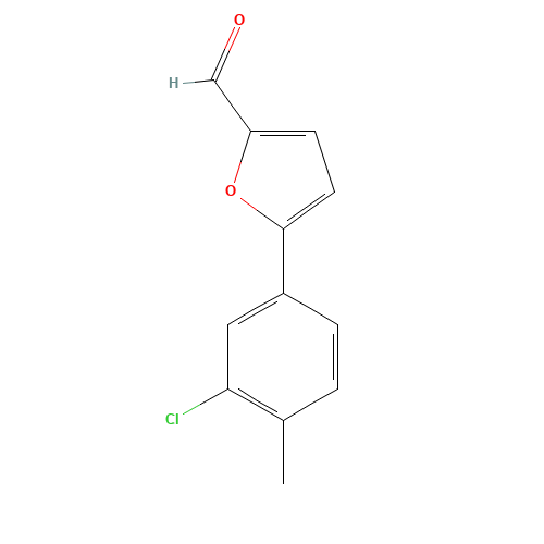 5-(3-chloro-4-methylphenyl)furan-2-carbaldehyde (CAS: 57666-53-2) - Related Chemical Product