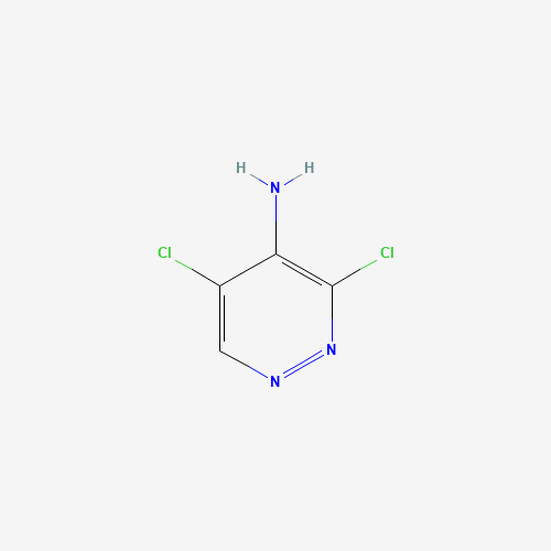 3,5-dichloropyridazin-4-amine (CAS: 53180-76-0) - Chemical Structure and Molecular Formula 