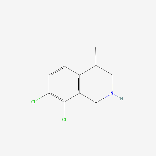 7,8-dichloro-4-methyl-1,2,3,4-tetrahydroisoquinoline (CAS: 781564-16-7) - Chemical Structure and Molecular Formula 