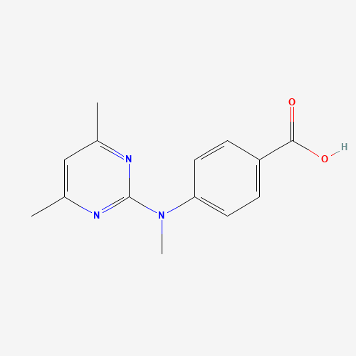 4-[(4,6-dimethylpyrimidin-2-yl)-methylamino]benzoic acid (CAS: 387350-50-7) - Related Chemical Product