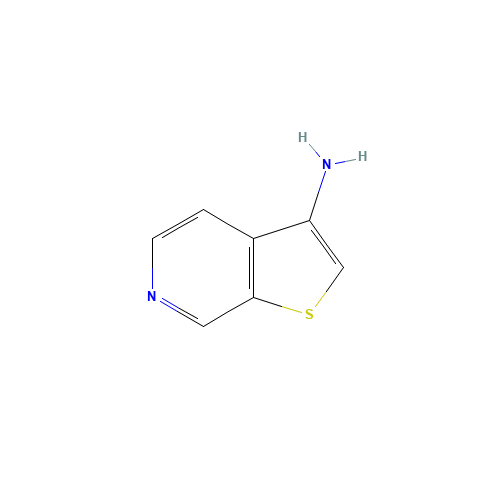 thieno[2,3-c]pyridin-3-amine (CAS: 63326-75-0) - Chemical Structure and Molecular Formula 