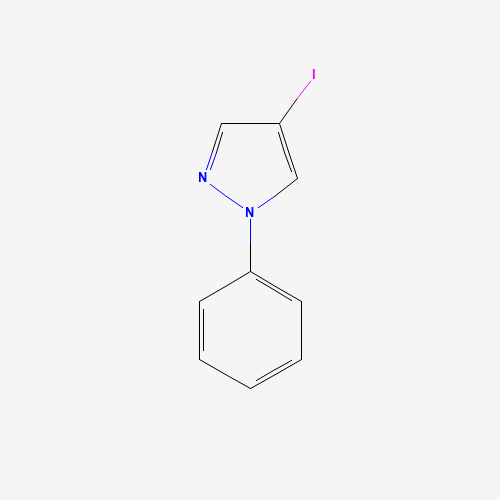 4-iodo-1-phenylpyrazole (CAS: 23889-85-2) - Chemical Structure and Molecular Formula 