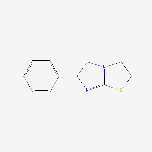 6-phenyl-2,3,5,6-tetrahydroimidazo[2,1-b][1,3]thiazole (CAS: 5036-02-2) - Chemical Structure and Molecular Formula 
