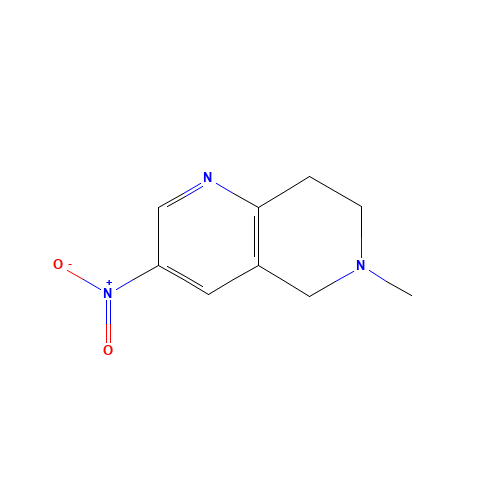 6-methyl-3-nitro-7,8-dihydro-5H-1,6-naphthyridine (CAS: 123792-64-3) - Related Chemical Product