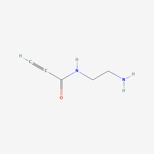 N-(2-aminoethyl)prop-2-ynamide (CAS: 1099604-74-6) - Chemical Structure and Molecular Formula 
