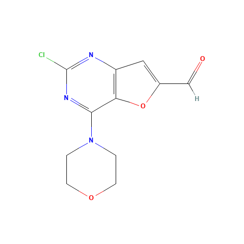 2-chloro-4-morpholin-4-ylfuro[3,2-d]pyrimidine-6-carbaldehyde (CAS: 956034-09-6) - Related Chemical Product