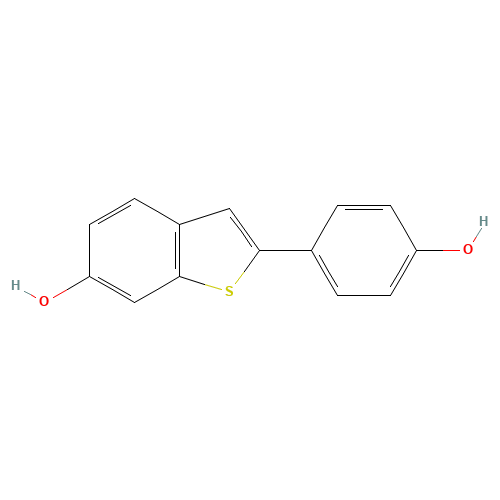 2-(4-hydroxyphenyl)-1-benzothiophen-6-ol (CAS: 63676-22-2) - Related Chemical Product