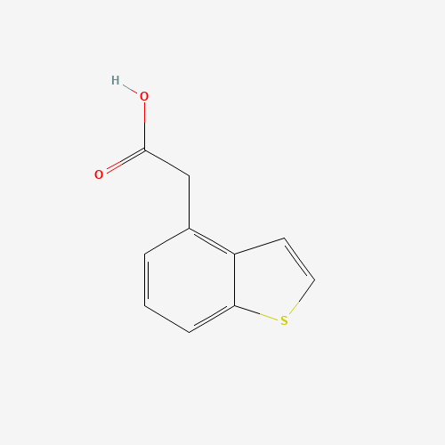 2-(1-benzothiophen-4-yl)acetic acid (CAS: 2635-75-8) - Chemical Structure and Molecular Formula 