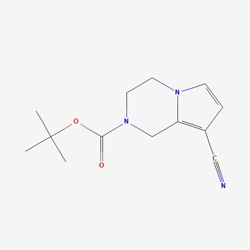 tert-butyl 8-cyano-3,4-dihydro-1H-pyrrolo[1,2-a]pyrazine-2-carboxylate (CAS: 1352087-38-7) - Related Chemical Product