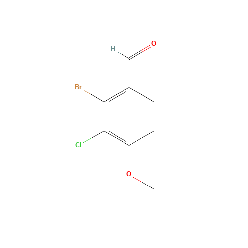2-bromo-3-chloro-4-methoxybenzaldehyde (CAS: 1170695-74-5) - Related Chemical Product