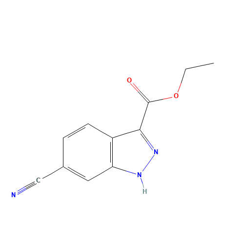 ethyl 6-cyano-1H-indazole-3-carboxylate (CAS: 885279-19-6) - Related Chemical Product