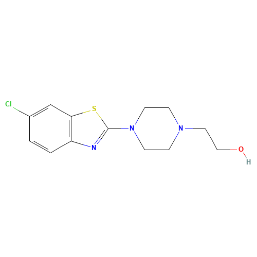 2-[4-(6-chloro-1,3-benzothiazol-2-yl)piperazin-1-yl]ethanol (CAS: 215434-50-7) - Related Chemical Product