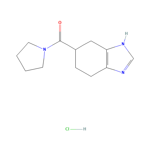 pyrrolidin-1-yl(4,5,6,7-tetrahydro-3H-benzimidazol-5-yl)methanone;hydrochloride (CAS: 132036-42-1) - Related Chemical Product