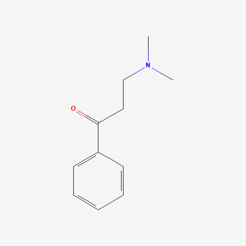 3-(dimethylamino)-1-phenylpropan-1-one (CAS: 3506-36-3) - Chemical Structure and Molecular Formula 