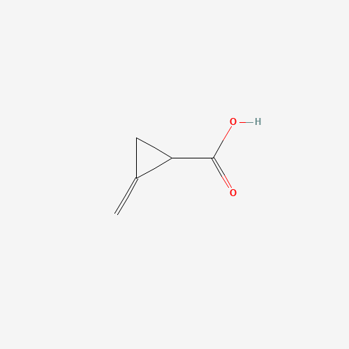 2-methylidenecyclopropane-1-carboxylic acid (CAS: 62266-36-8) - Chemical Structure and Molecular Formula 