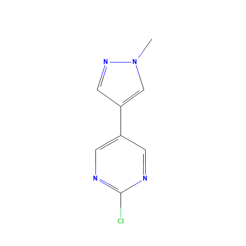 2-chloro-5-(1-methylpyrazol-4-yl)pyrimidine (CAS: 1231943-08-0) - Related Chemical Product