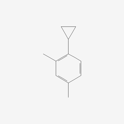1-cyclopropyl-2,4-dimethylbenzene (CAS: 27546-47-0) - Chemical Structure and Molecular Formula 
