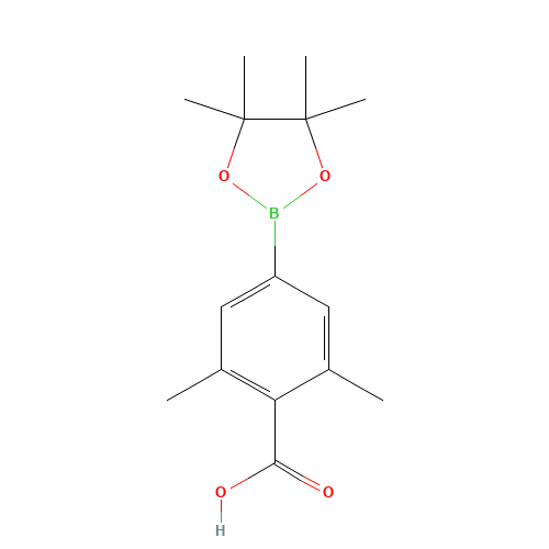 2,6-dimethyl-4-(4,4,5,5-tetramethyl-1,3,2-dioxaborolan-2-yl)benzoic acid (CAS: 890839-23-3) - Related Chemical Product