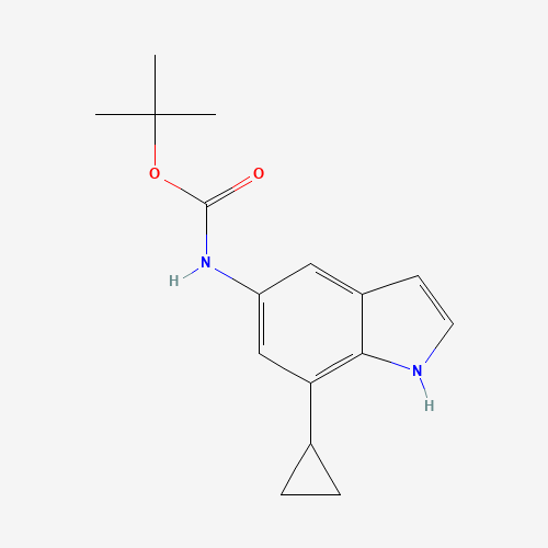 tert-butyl N-(7-cyclopropyl-1H-indol-5-yl)carbamate (CAS: 1610801-40-5) - Related Chemical Product